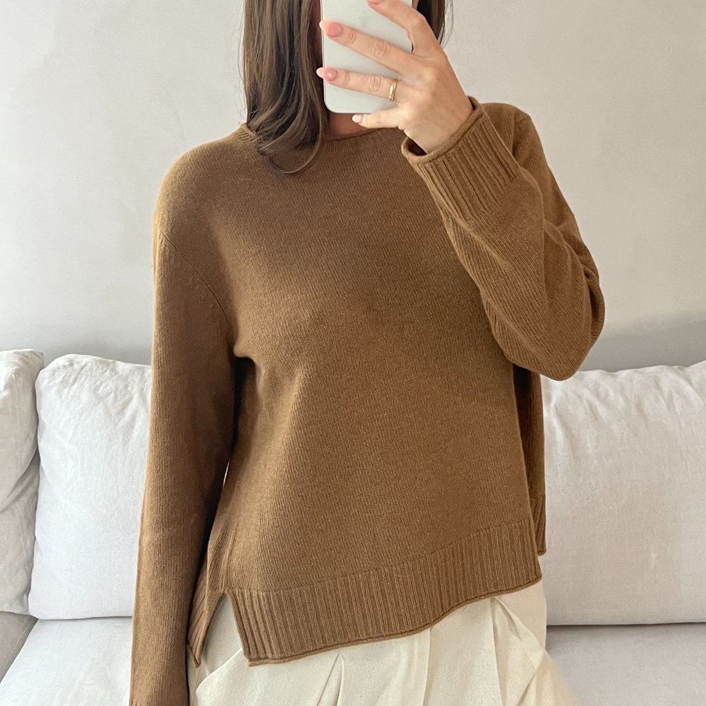 Jenni Kayne Camel Everyday Sweater